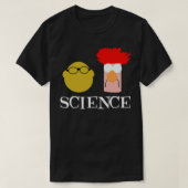 Wetenschap met Bunsen en Beaker T-shirt (Design voorkant)