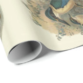  wetenschap NZ Birds - Kingfish Cadeaupapier (Rol Hoek)