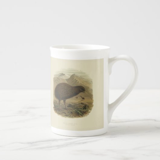 Wetenschap NZ Birds - Kiwi Porselein Kop (Rechts)