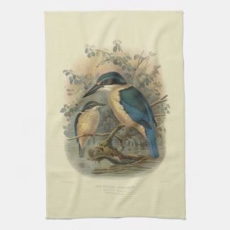 Wetenschap NZ Birds - NZ Kingfisher Theedoek