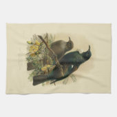 wetenschap NZ Birds - Tui Tea Towel Theedoek (Horizontaal)