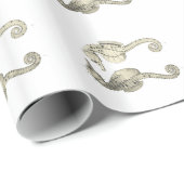 wetenschap NZ Fish - Big Belly Zee Horses Cadeaupapier (Rol Hoek)