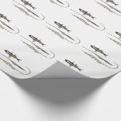 wetenschap NZ Fish - Pipet en lantaarnvis Cadeaupapier (Hoek)