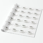 wetenschap NZ Fish - Pipet en lantaarnvis Cadeaupapier (Uitgerold)