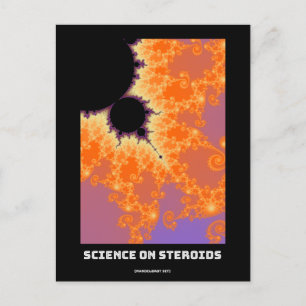 Wetenschap op steroïden Mandelbrot fractal - Weten Briefkaart