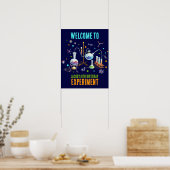 Wetenschap Party Welkomstbord Poster (Keuken)