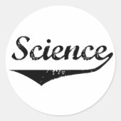 Wetenschap Ronde Sticker (Voorkant)