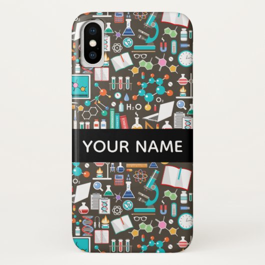 Wetenschap / scheikunde patroon Case-Mate iPhone case (Achterkant)