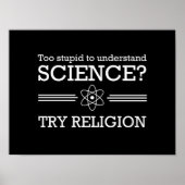 Wetenschap te moeilijk? poster (Voorkant)