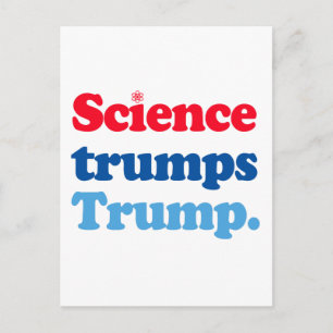 Wetenschap troeft Trump af Briefkaart
