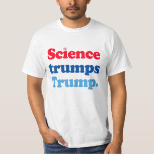 Wetenschap troeft Trump af T-shirt