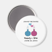 Wetenschap van de Liefde Sparen de Datum Magnet Magneet (Voorkant / Achterkant)