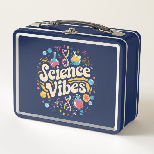 Wetenschap Vibes Groovy Eerste dag van Back To Sch (Voorkant)
