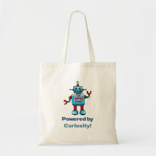 wetenschap voor kinderen-robot tote bag