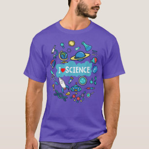 Wetenschap, Wetenschap, Lover, I Love Science T-shirt