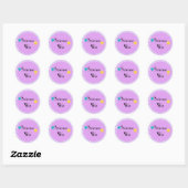 Wetenschap Wiz met sterren Ronde Sticker (Vel)