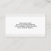 Wetenschappelijk experiment in het laboratorium visitekaartje (Achterkant)