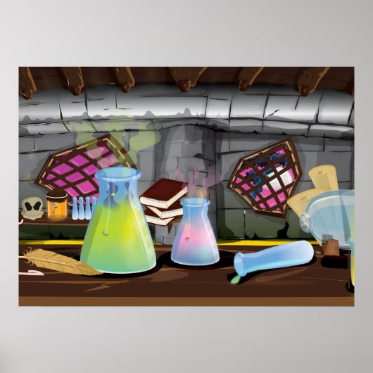Wetenschappelijk Laboratorium Poster (Voorkant)