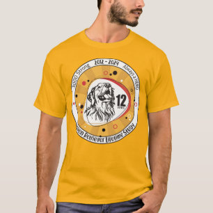 Wetenschappelijk moleculeontwerp t-shirt