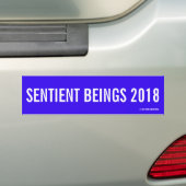 WETENSCHAPPELIJKE BEINGS 2020 BUMPERSTICKER (Op auto)