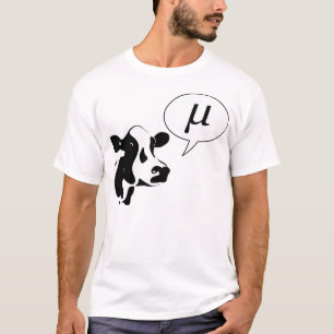 Wetenschappelijke Cow Goes Mu T-shirt