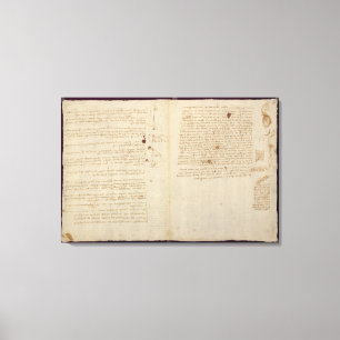 Wetenschappelijke diagrammen canvas afdruk