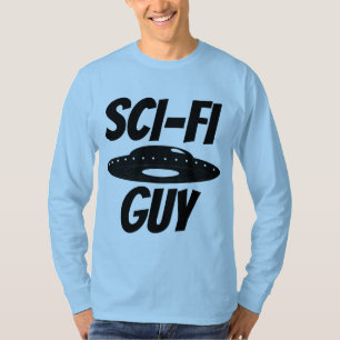 WETENSCHAPPELIJKE FICTIE MAN SCI-FI MAN HEMDJE T-SHIRT