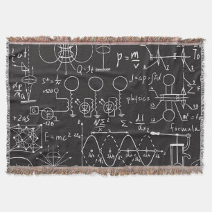 Wetenschappelijke formules: Chalkboard Calculation Deken