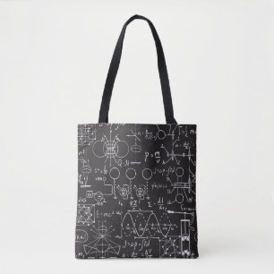 Wetenschappelijke formules: Chalkboard Calculation Draagtas