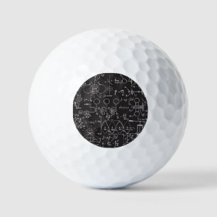 Wetenschappelijke formules: Chalkboard Calculation Golfballen