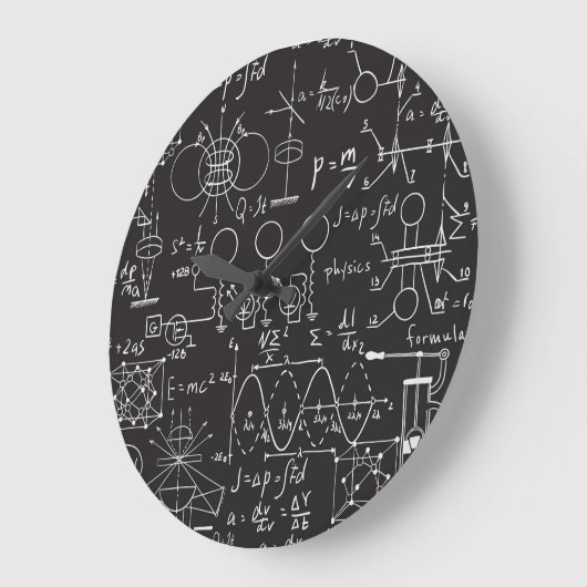 Wetenschappelijke formules: Chalkboard Calculation Grote Klok (Hoek)