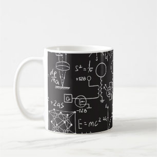 Wetenschappelijke formules: Chalkboard Calculation Koffiemok