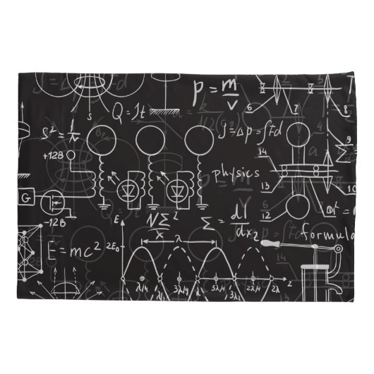 Wetenschappelijke formules: Chalkboard Calculation Kussensloop (Achterkant)