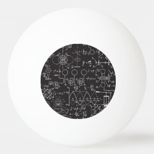 Wetenschappelijke formules: Chalkboard Calculation Pingpongballen