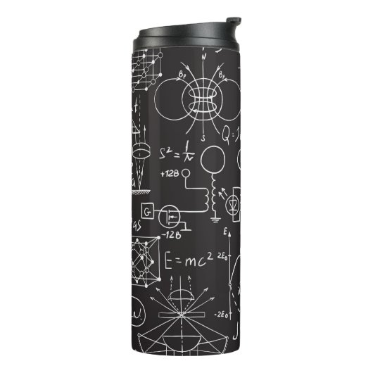 Wetenschappelijke formules: Chalkboard Calculation Thermosbeker (Gedraaid links)