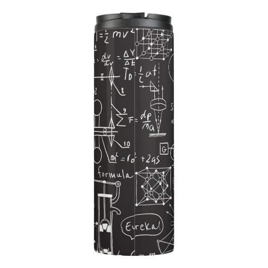Wetenschappelijke formules: Chalkboard Calculation Thermosbeker (Achterkant)