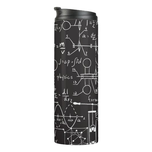 Wetenschappelijke formules: Chalkboard Calculation Thermosbeker (Geroteerd rechts)