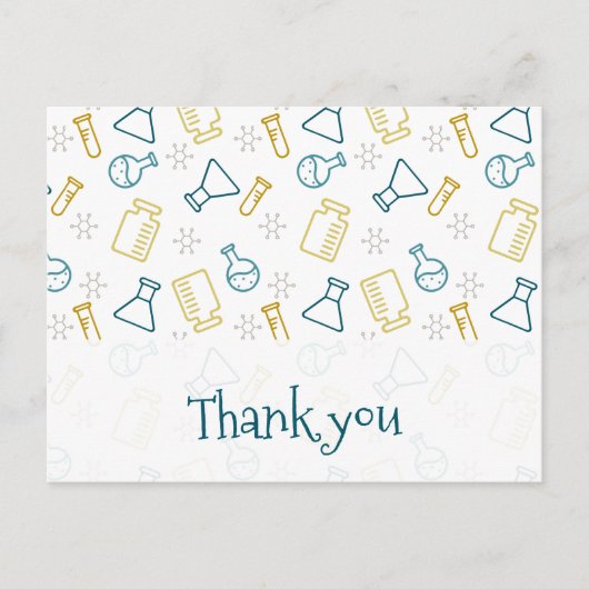 Wetenschappelijke laboratoriumapparatuur Hartelijk Briefkaart (Voorkant)