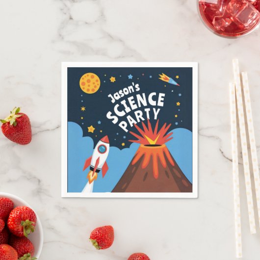 Wetenschappelijke partij STEM Rocket Science kinde Servet (Insitu)