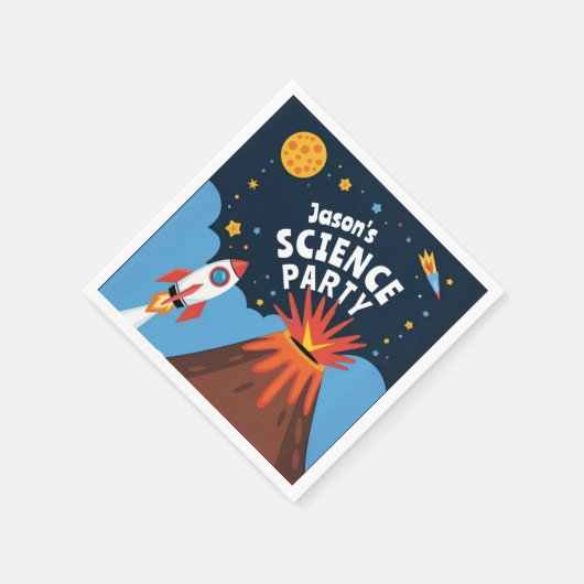 Wetenschappelijke partij STEM Rocket Science kinde Servet (Hoek)