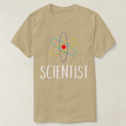 Wetenschappelijke typografie met tekening t-shirt (Design voorkant)