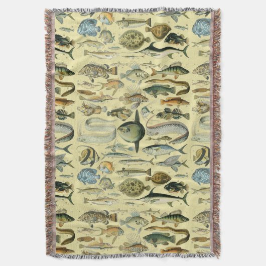 wetenschappelijke Vissende kunst Deken (Voorkant Verticaal)