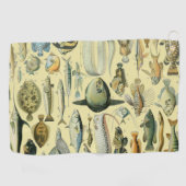  wetenschappelijke Vissende kunst Golfhanddoek (Horizontaal)