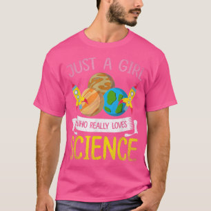 wetenschapper die alleen maar een meisje chemist i t-shirt