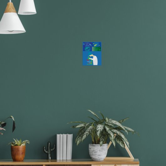Wetenschapper Poster (Woonkamer 1)