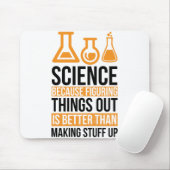 Wetenschappers van laboratoriumtechnici muismat (Met muis)