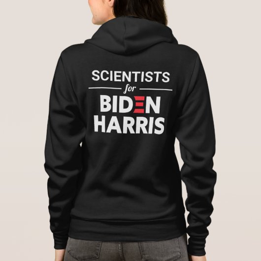 Wetenschappers voor de aangepaste tekst van Biden  Hoodie (Achterkant)