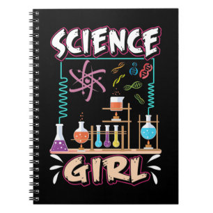 Wetenschappers voor Girl Chemistry Laboratory Scie Notitieboek