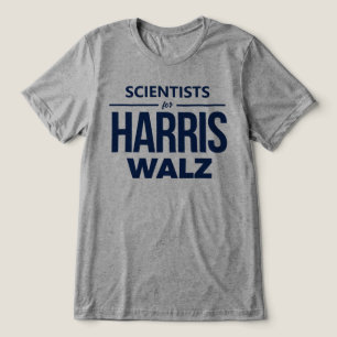 Wetenschappers voor Harris Walz Tri-Blend Shirt