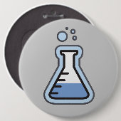 Wetenschapsbeker Ronde Button 6,0 Cm (Voorkant /achterkant)